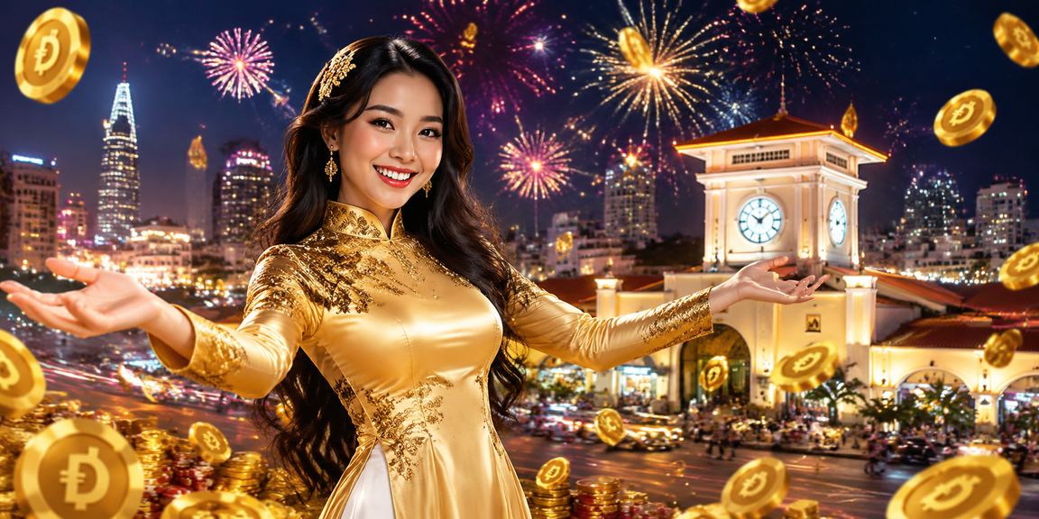 Người chơi game bài tại TP. Hồ Chí Minh với trang phục áo dài truyền thống